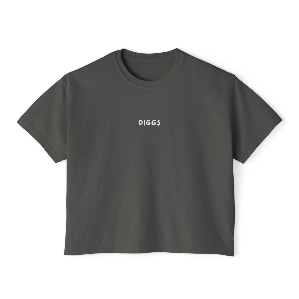 Women's Diggs Boxy Shirt (Black and Grey)