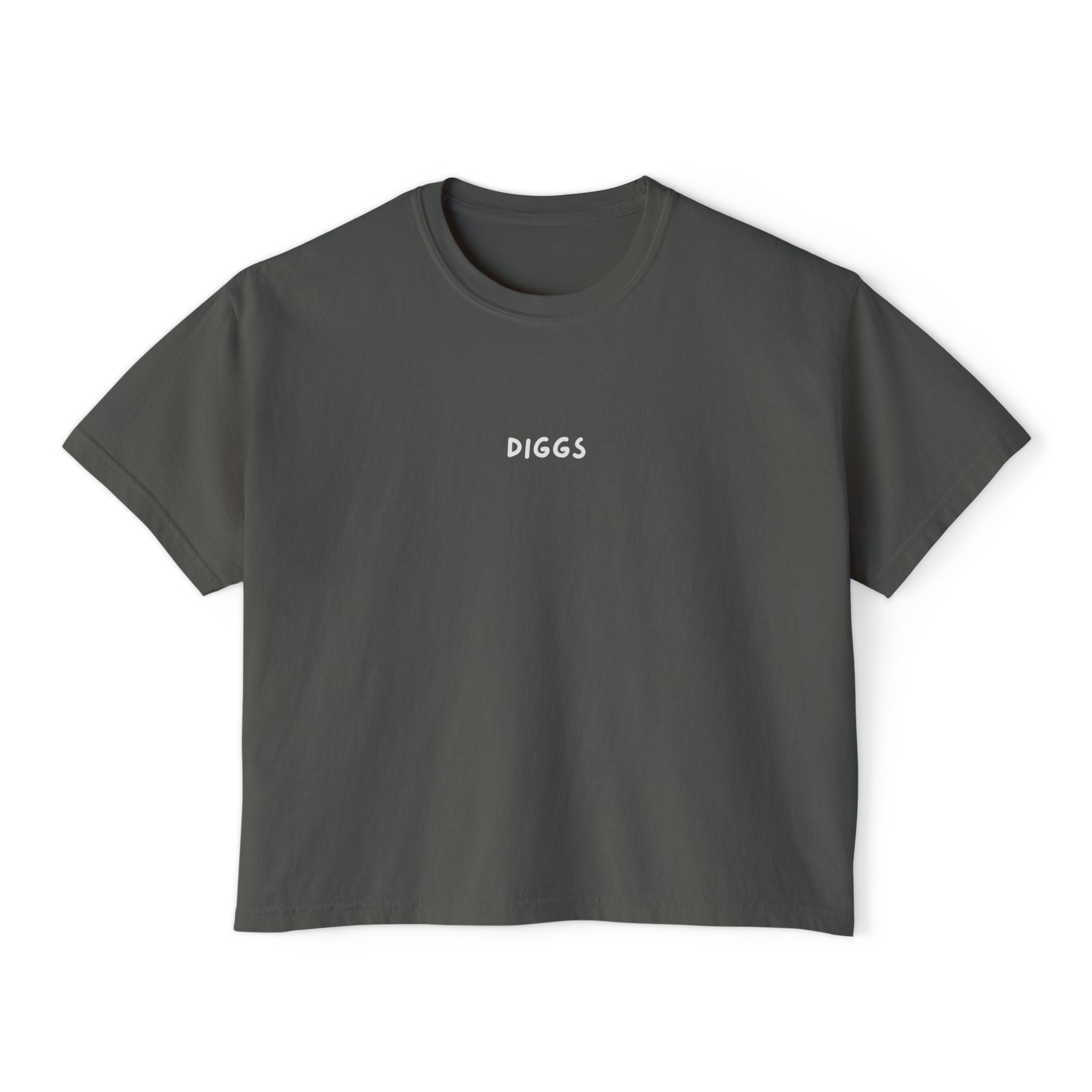 Women's Diggs Boxy Shirt (Black and Grey)