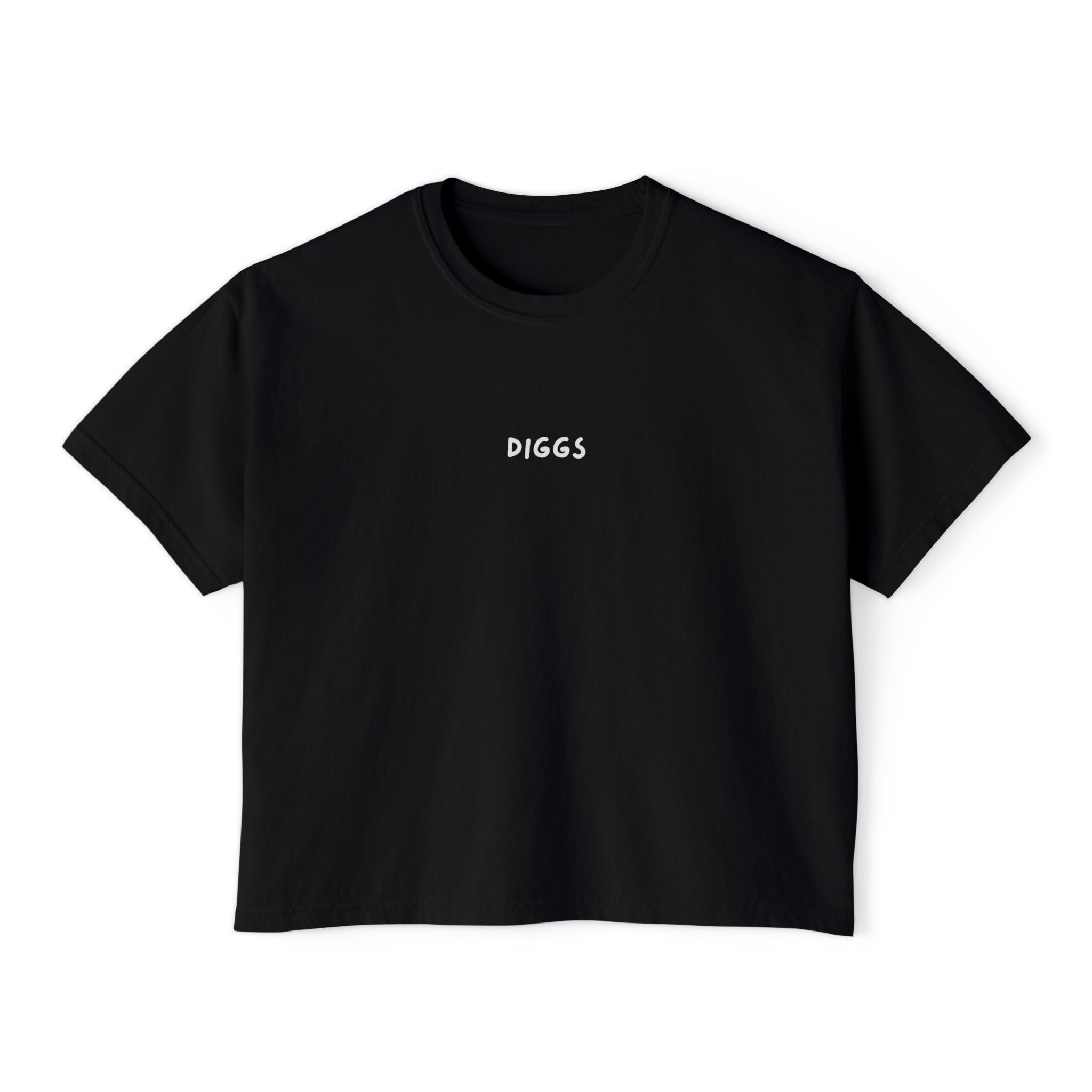 Women's Diggs Boxy Shirt (Black and Grey)