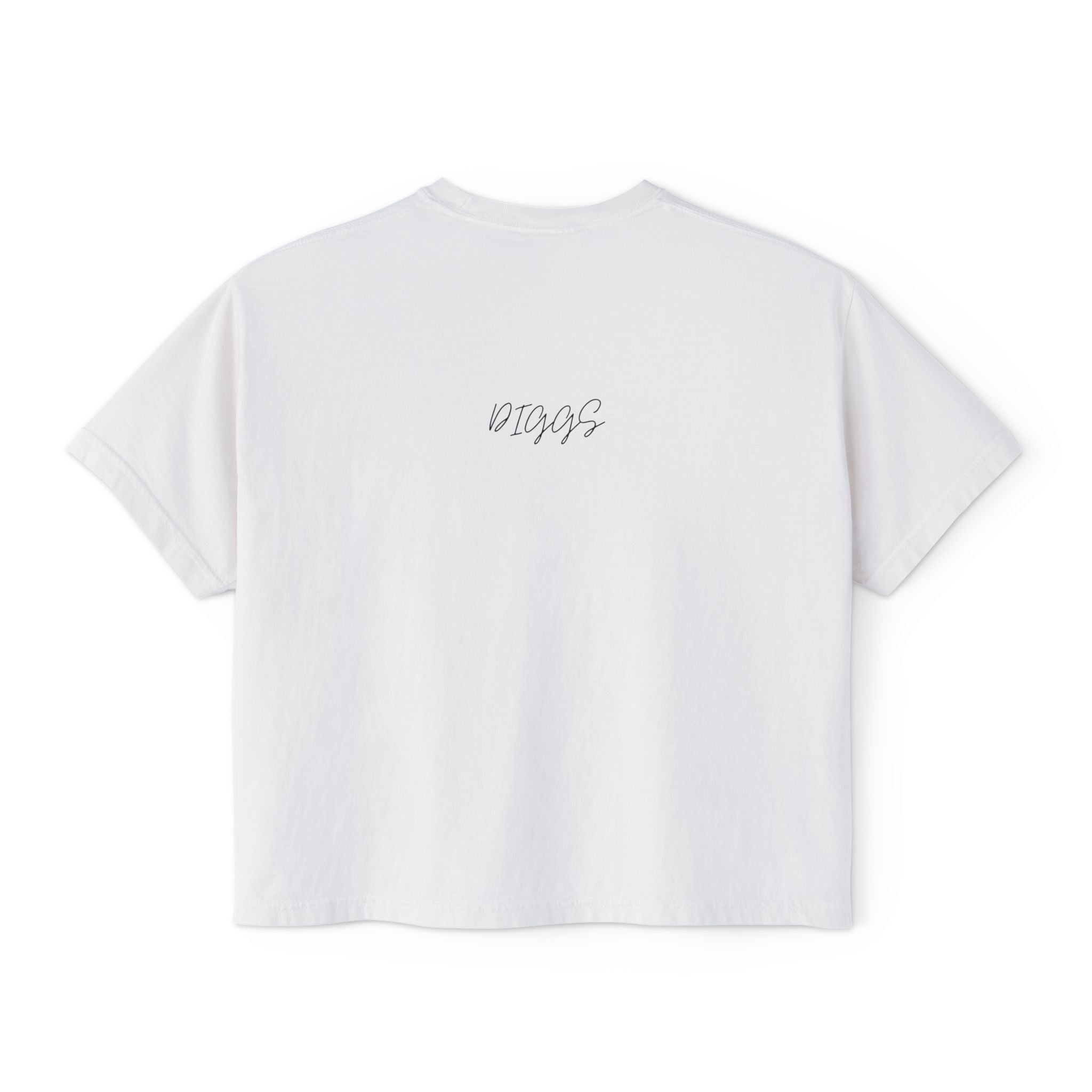 Women's Diggs Boxy Tee (White and Ivory)