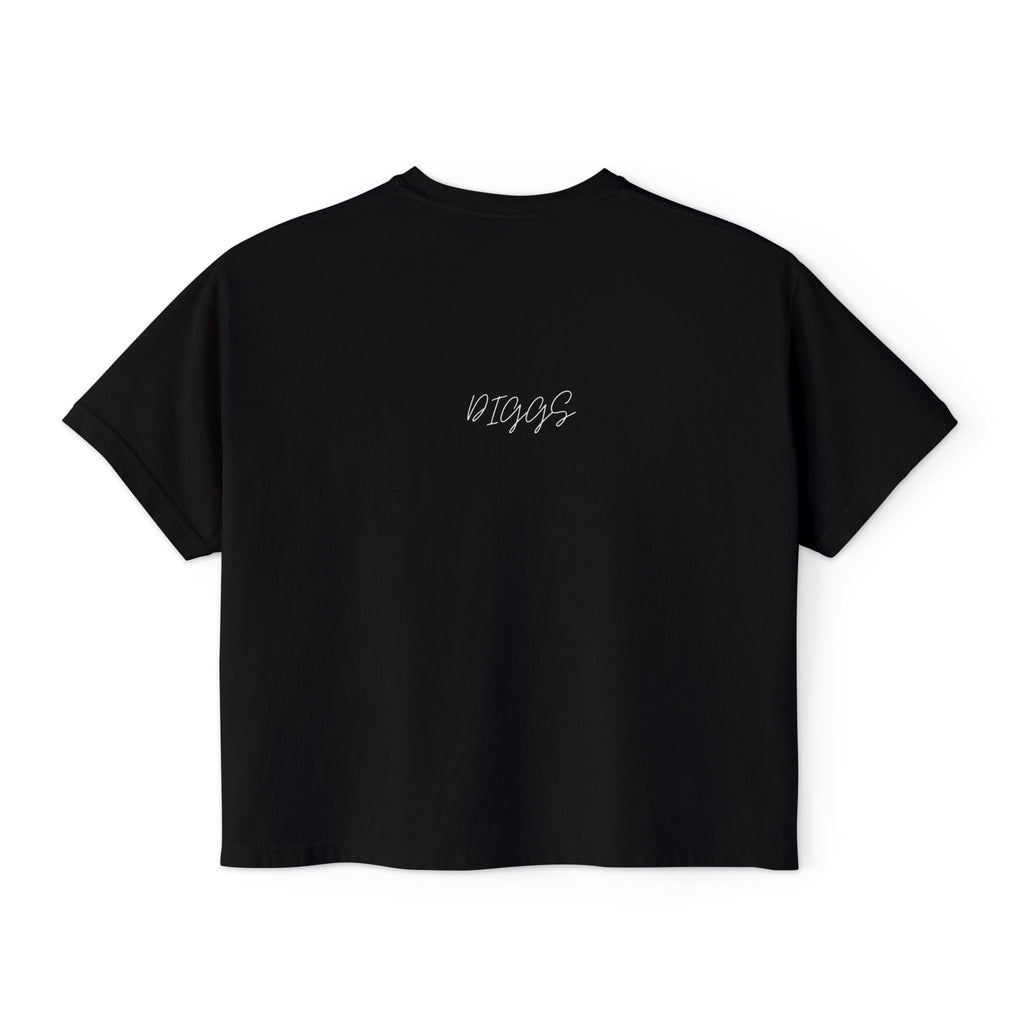 Women's Diggs Boxy Shirt (Black and Grey)