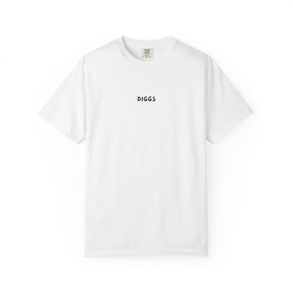 Diggs Back Print White T-Shirt