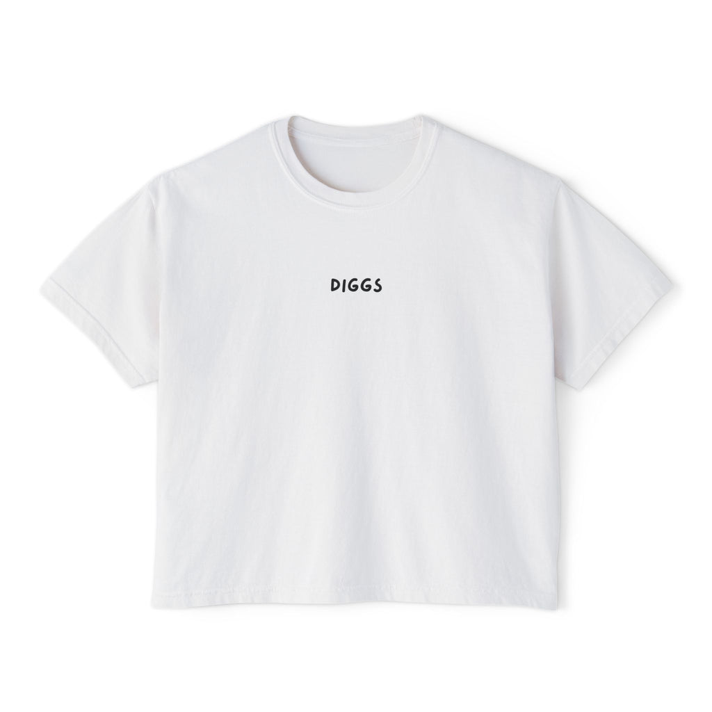 Women's Diggs Boxy Tee (White and Ivory)