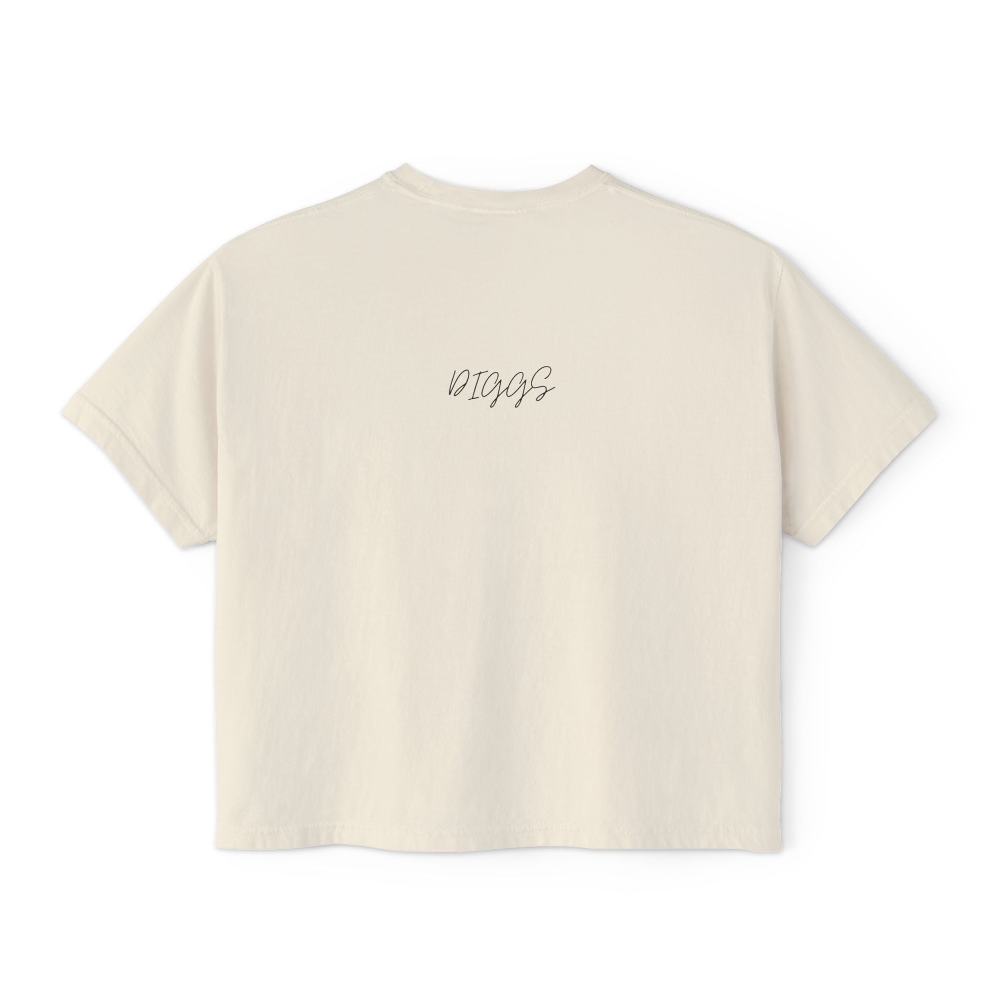 Women's Diggs Boxy Tee (White and Ivory)